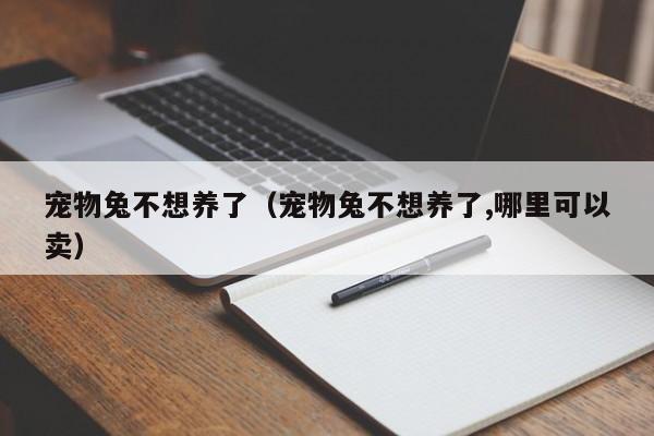 宠物兔不想养了（宠物兔不想养了,哪里可以卖）