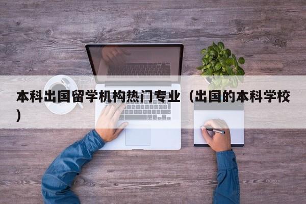 本科出国留学机构热门专业（出国的本科学校）